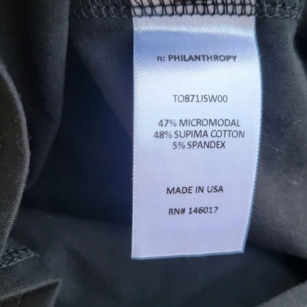 n: Philanthropy Off the Shoulder Black Harriet Top - Picture 12 of 12